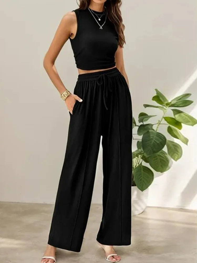 Lena | Women's Two-Piece Pant Set, Summer