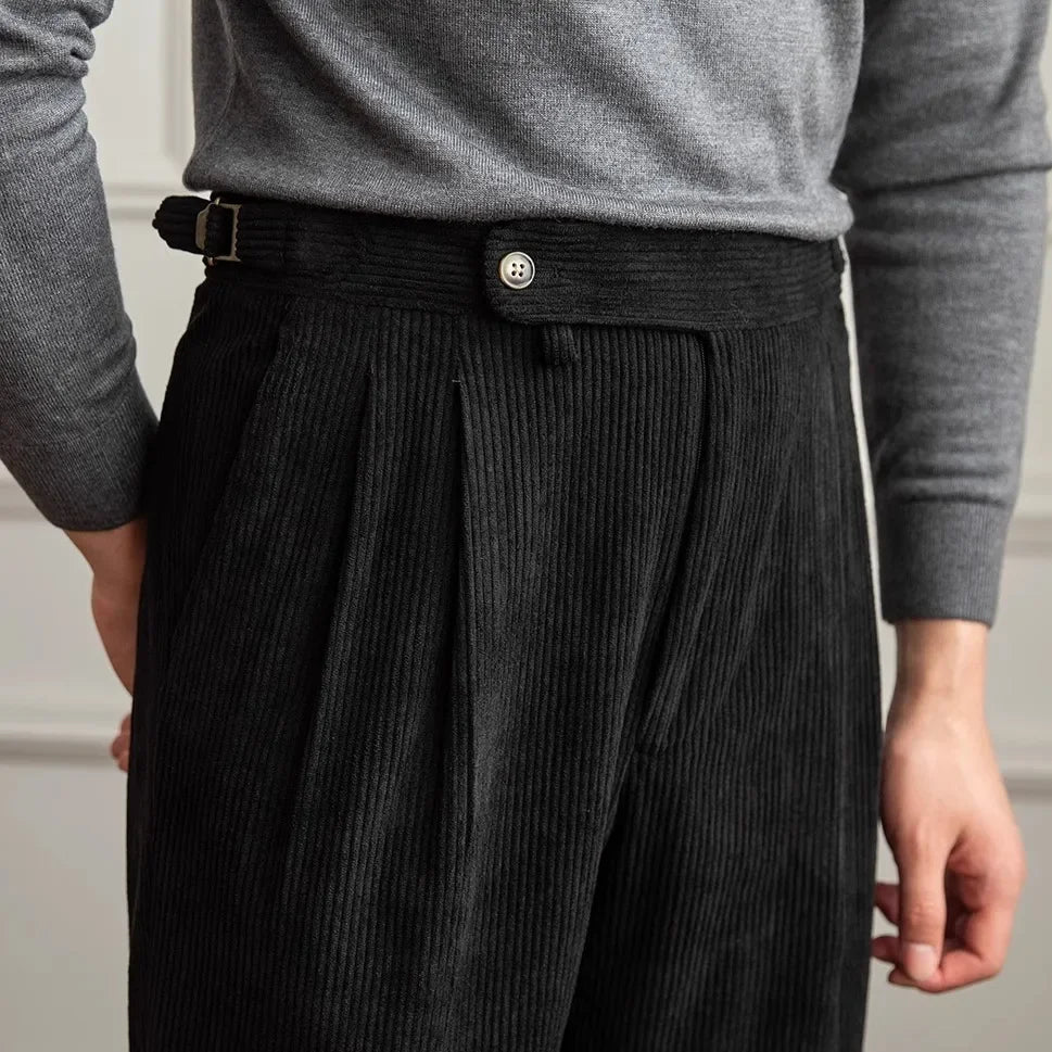 Men's Casual Corduroy Pants - Classic Comfort