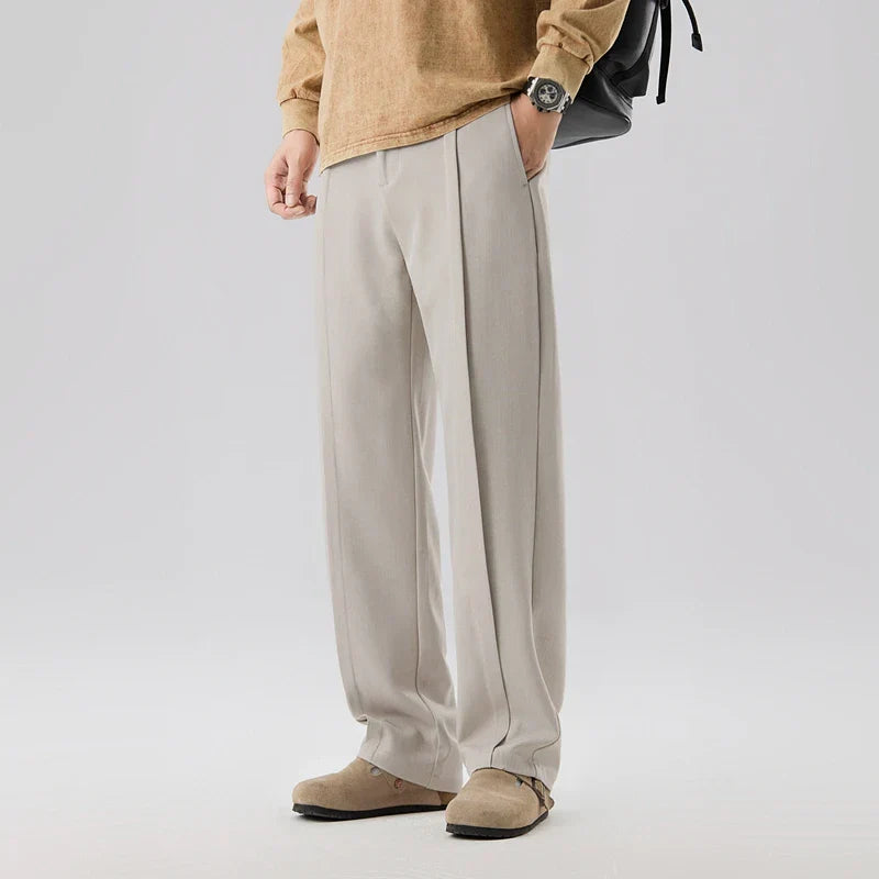 Men's Casual Cotton Pants - Relaxed Fit