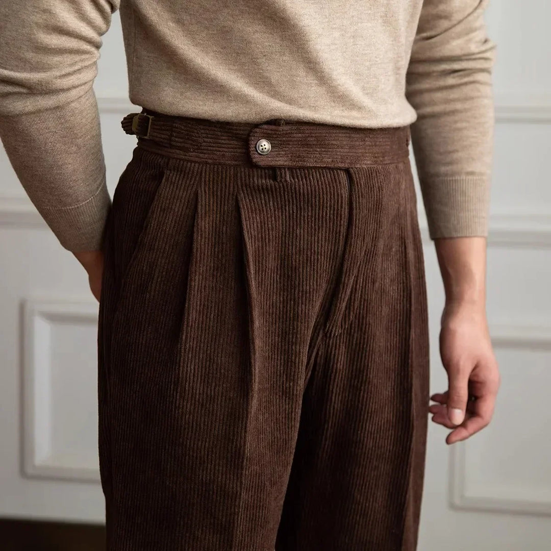 Men's Casual Corduroy Pants - Classic Comfort