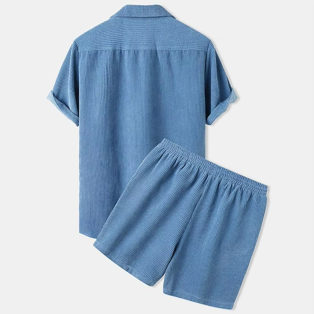 Fox | Men's Casual Short Sleeve Shirt & Shorts Set