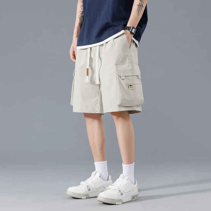 Men's Utility Cargo Shorts - Relaxed Fit with Pockets