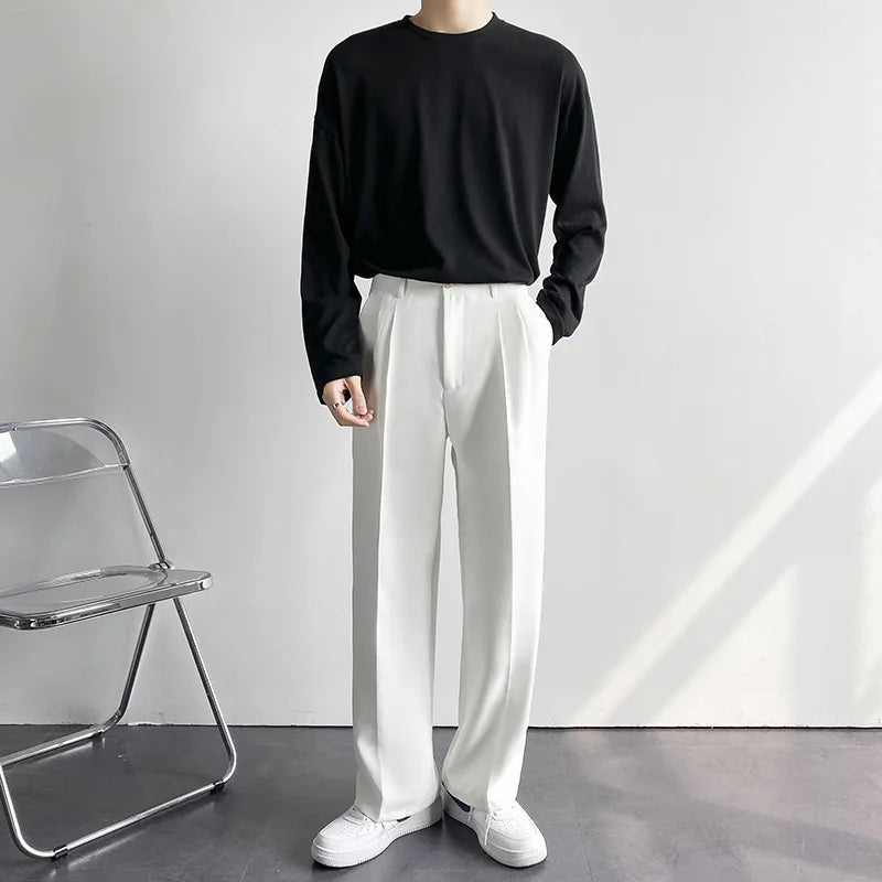 Men's Casual Pleated Dress Pants - Heritage Style