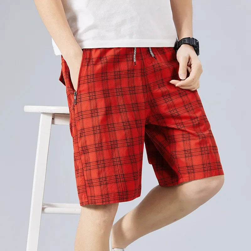 Men's Casual Cotton Shorts - Summer