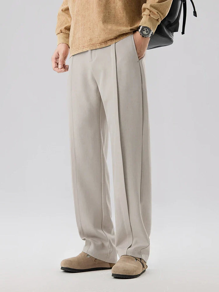 Men's Casual Cotton Pants - Relaxed Fit