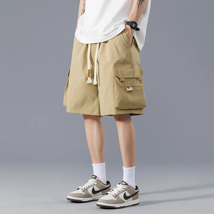 Men's Utility Cargo Shorts - Relaxed Fit with Pockets