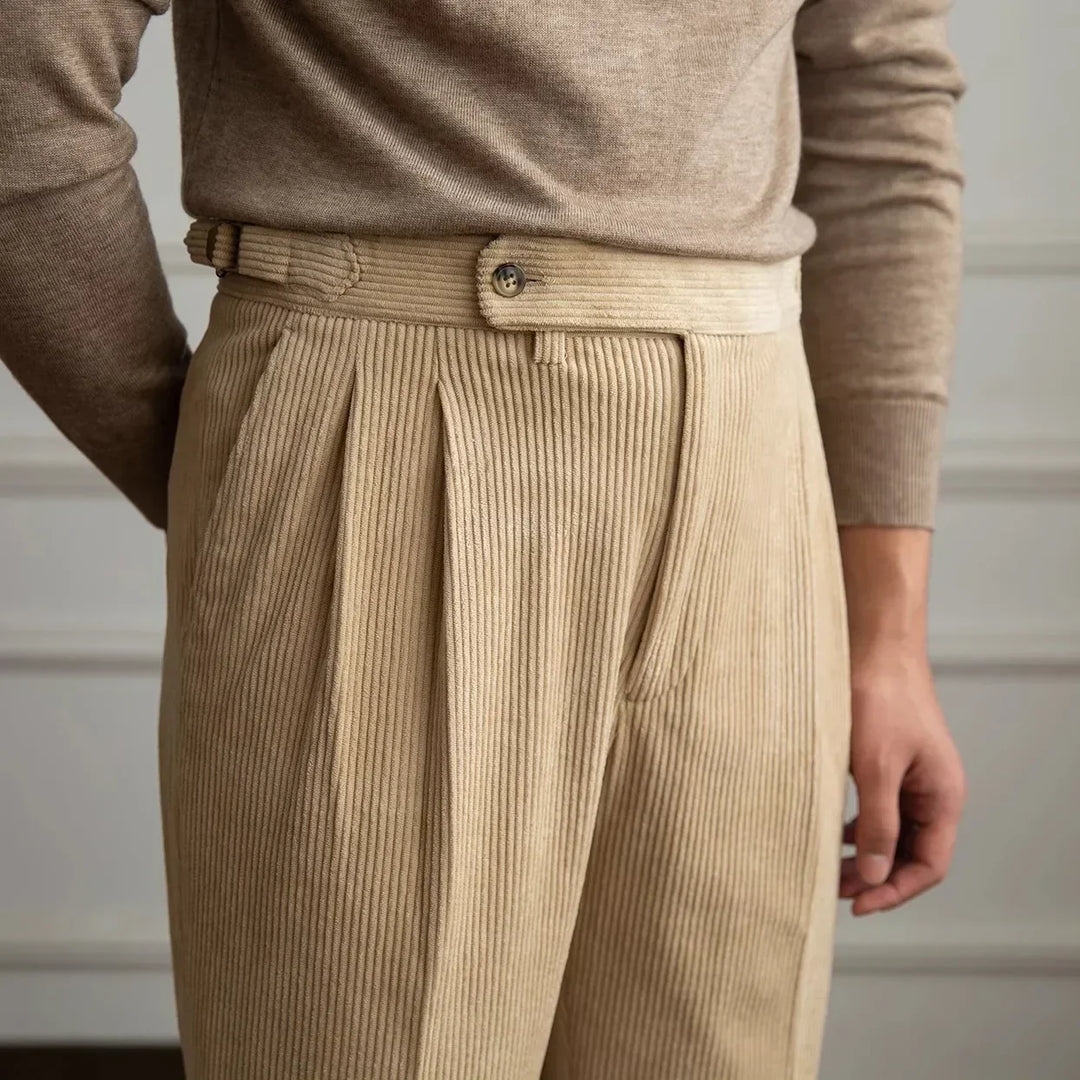 Men's Casual Corduroy Pants - Classic Comfort