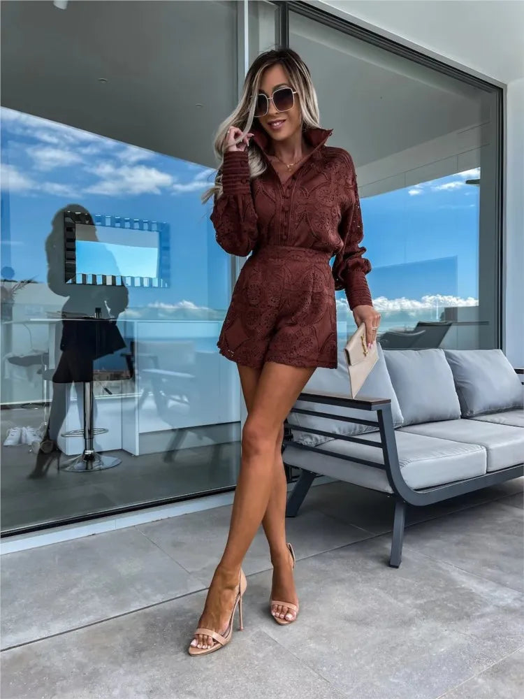 Eliza | Women's Lace Blouse, Summer