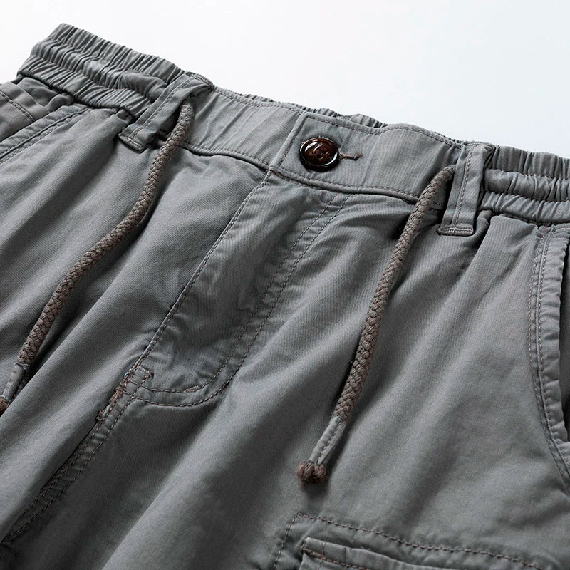 Men's Cargo Shorts - Multi-Pocket - Relaxed Fit