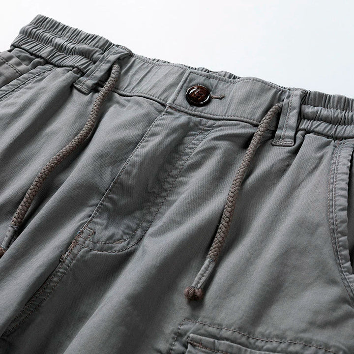 Men's Cargo Shorts - Multi-Pocket - Relaxed Fit