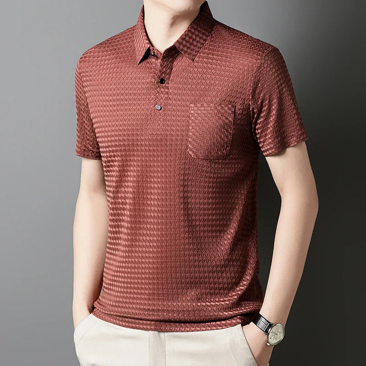 Men's Performance Knit Polo Shirt - Casual Wear