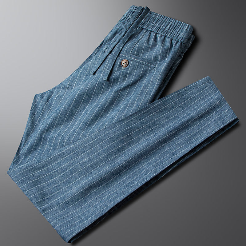 Men's Casual Linen Pants - Summer Beach