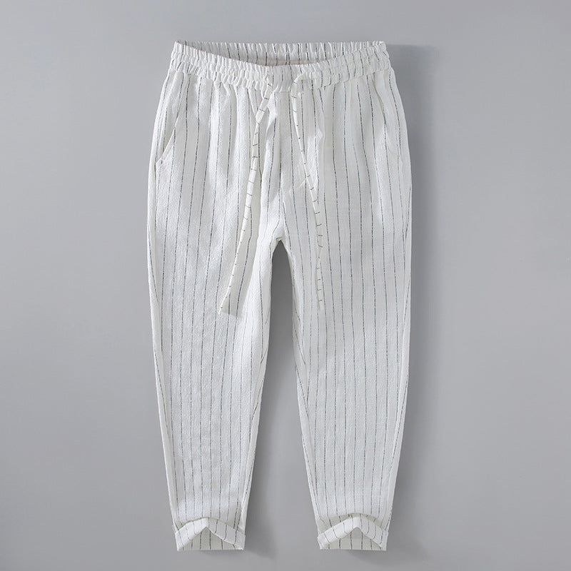 Men's Casual Lightweight Linen Pants - Summer Vacation