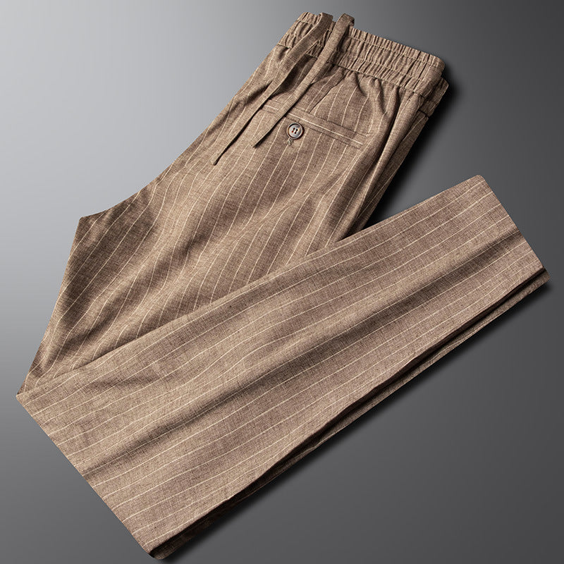 Men's Casual Linen Pants - Summer Beach