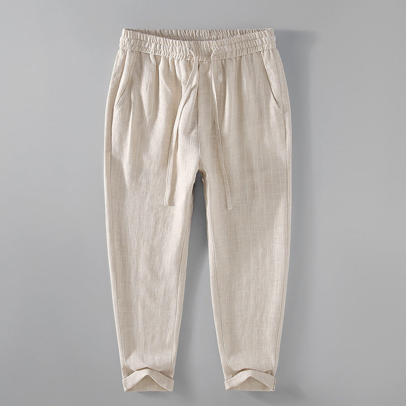 Men's Casual Lightweight Linen Pants - Summer Vacation