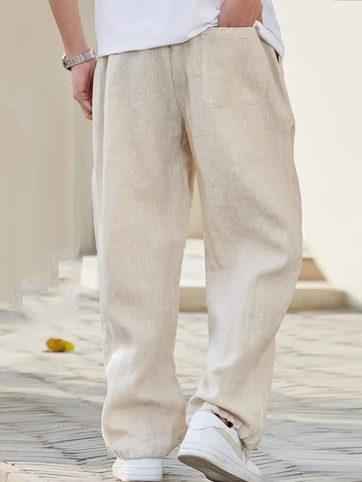 Casual Baggy Summer Linen Trousers
