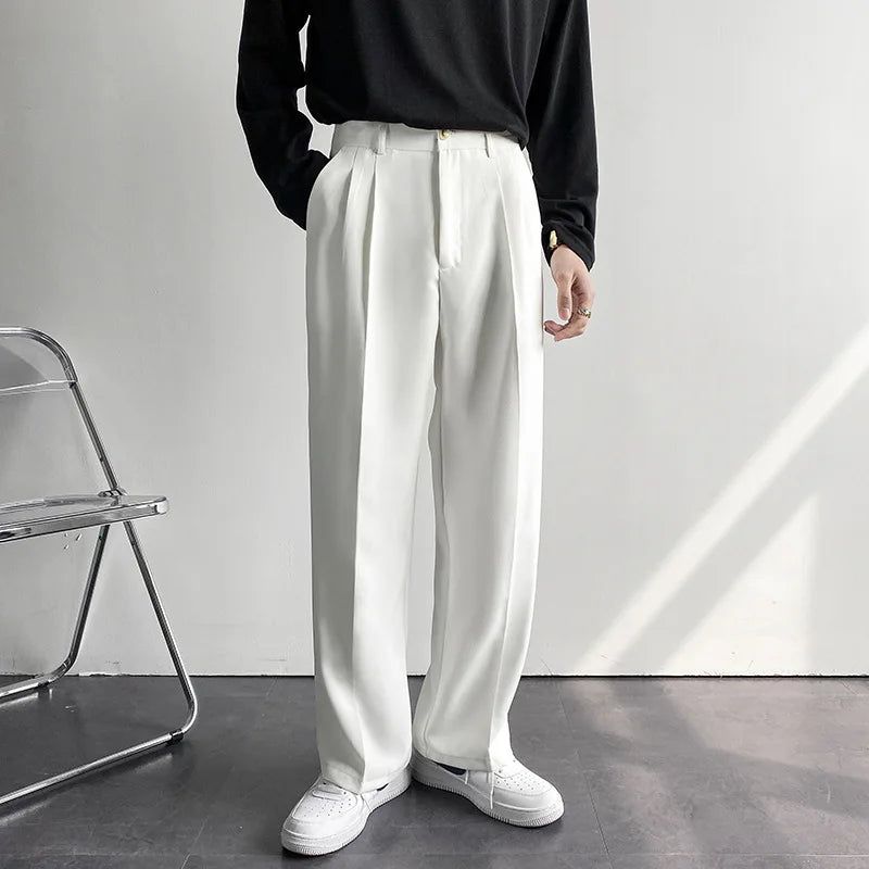 Men's Casual Pleated Dress Pants - Heritage Style