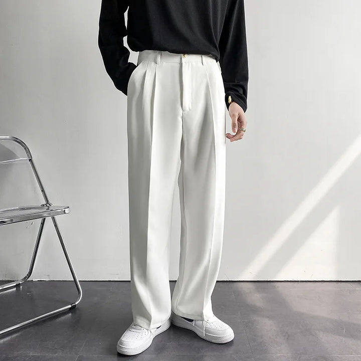 Men's Casual Pleated Dress Pants - Heritage Style