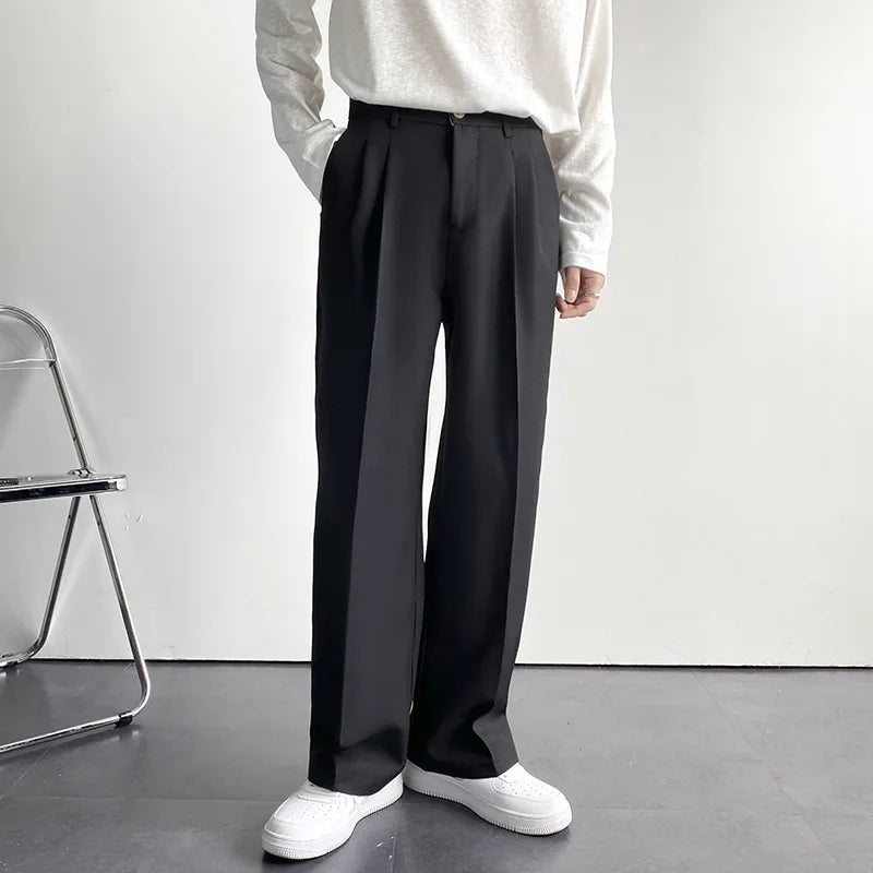 Men's Casual Pleated Dress Pants - Heritage Style