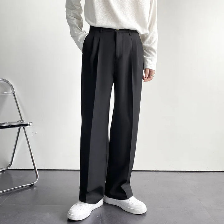 Men's Casual Pleated Dress Pants - Heritage Style