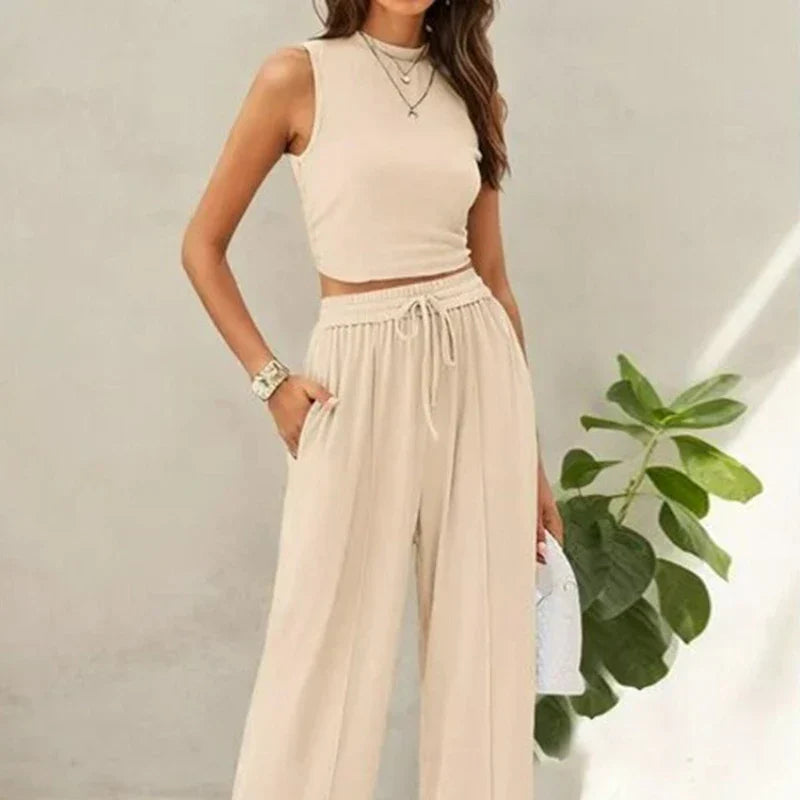 Lena | Women's Two-Piece Pant Set, Summer