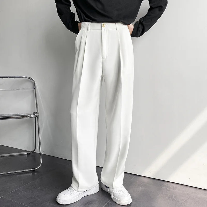 Men's Casual Pleated Dress Pants - Heritage Style