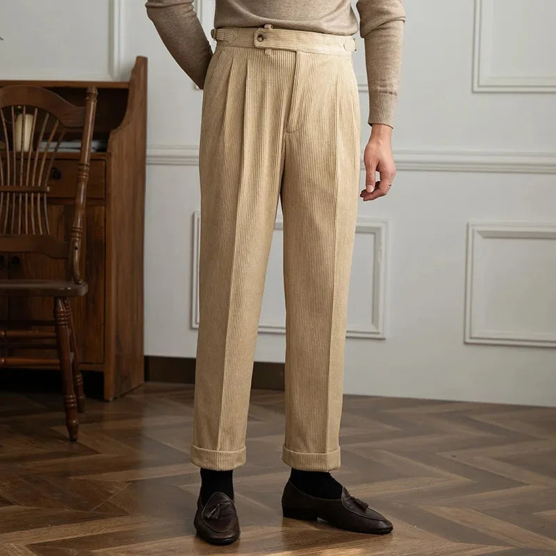 Men's Casual Corduroy Pants - Classic Comfort