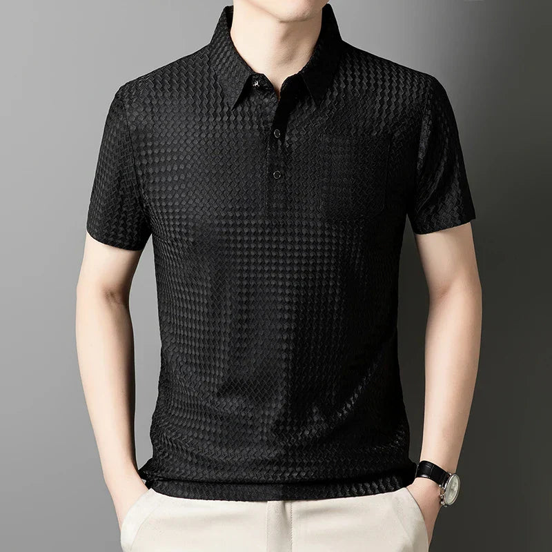 Men's Performance Knit Polo Shirt - Casual Wear