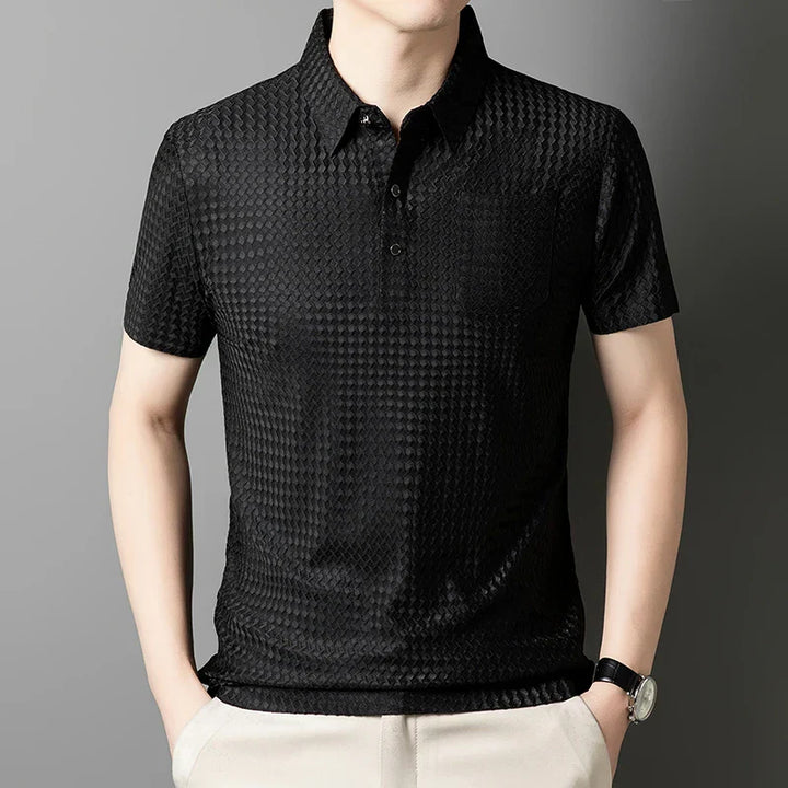 Men's Performance Knit Polo Shirt - Casual Wear