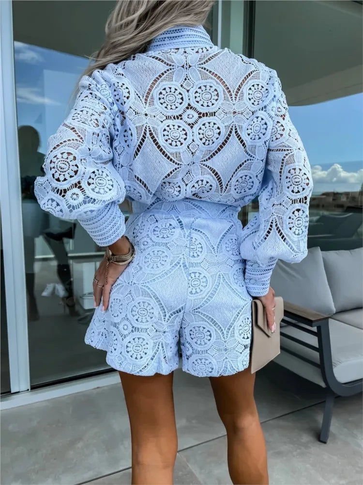 Eliza | Women's Lace Blouse, Summer