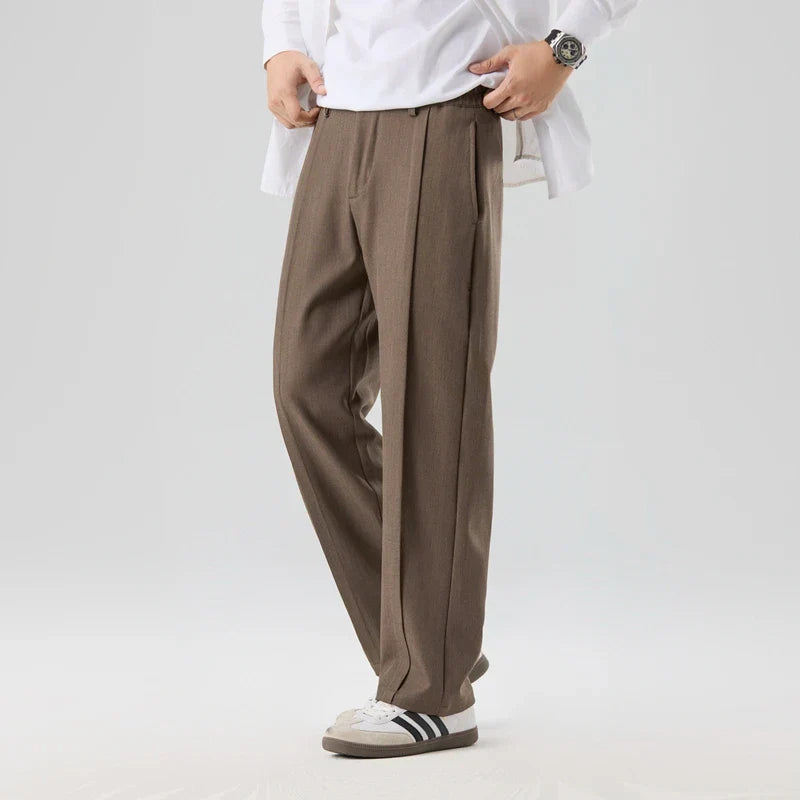 Men's Casual Cotton Pants - Relaxed Fit