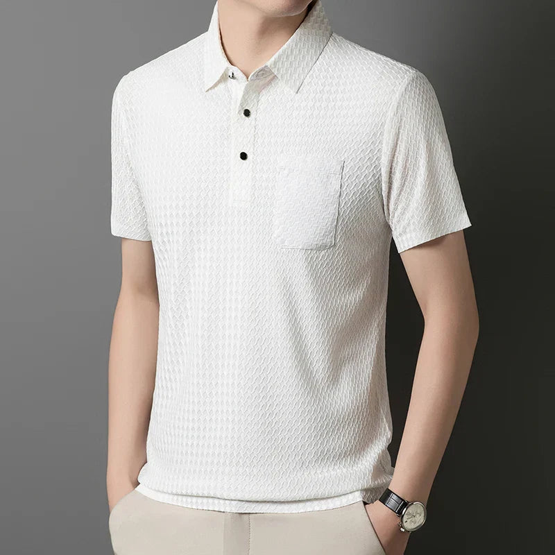 Men's Performance Knit Polo Shirt - Casual Wear