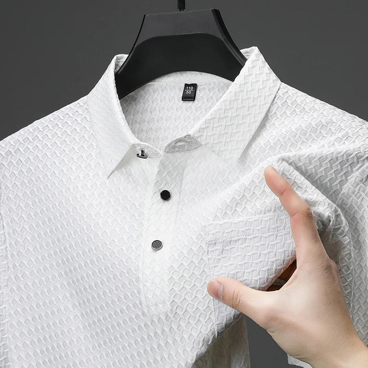 Men's Performance Knit Polo Shirt - Casual Wear