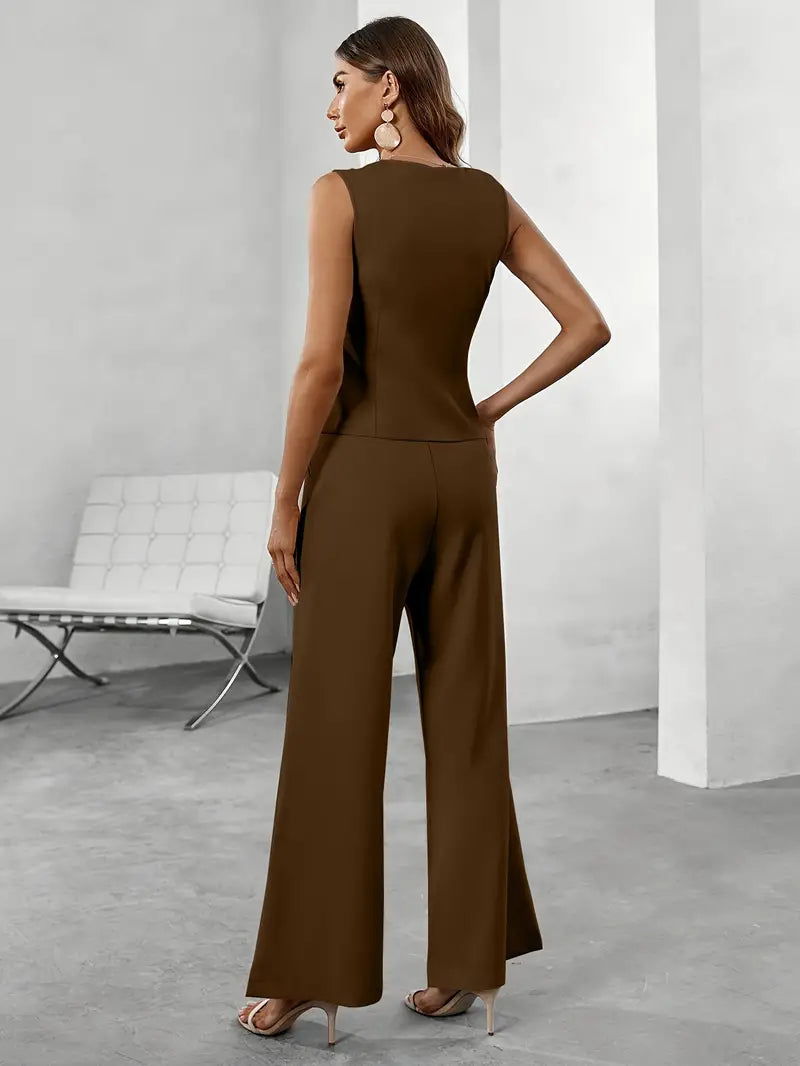 Emily | Women's Tailored Blouse Set, Business