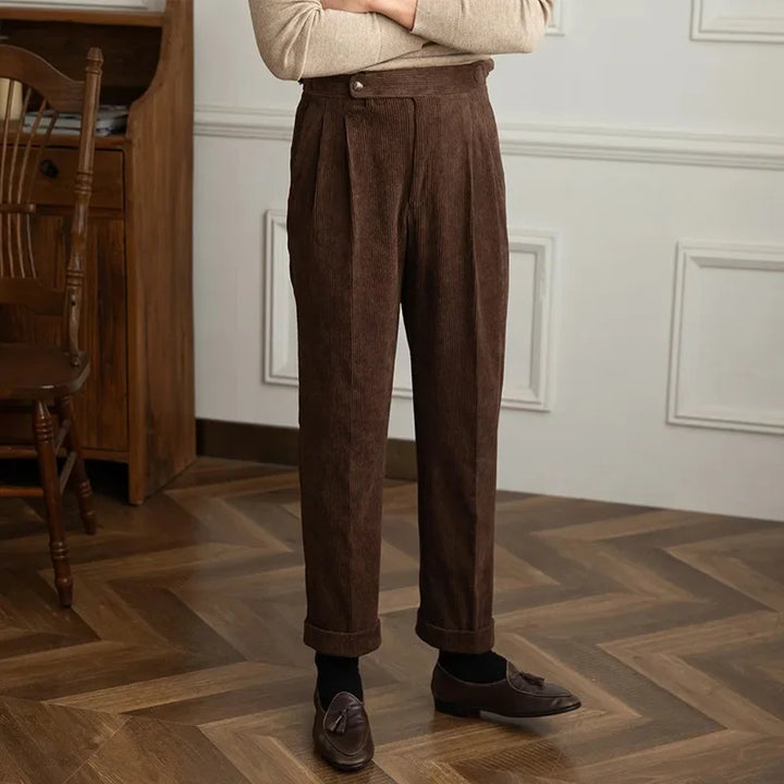 Men's Casual Corduroy Pants - Classic Comfort