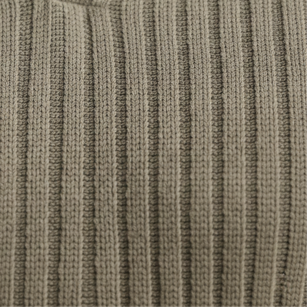 Men's V-Neck Knit Shirt - Casual Wear