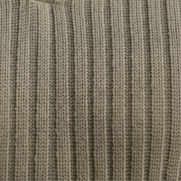 Men's V-Neck Knit Shirt - Casual Wear