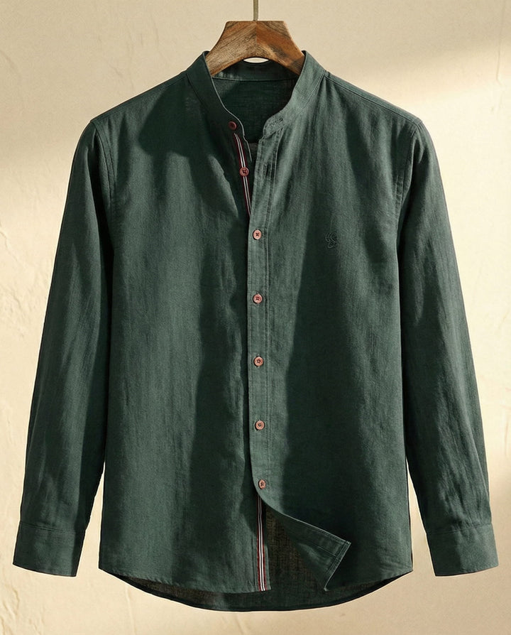 Men's Casual Breathable Cotton Shirt - Summer Everyday Wear