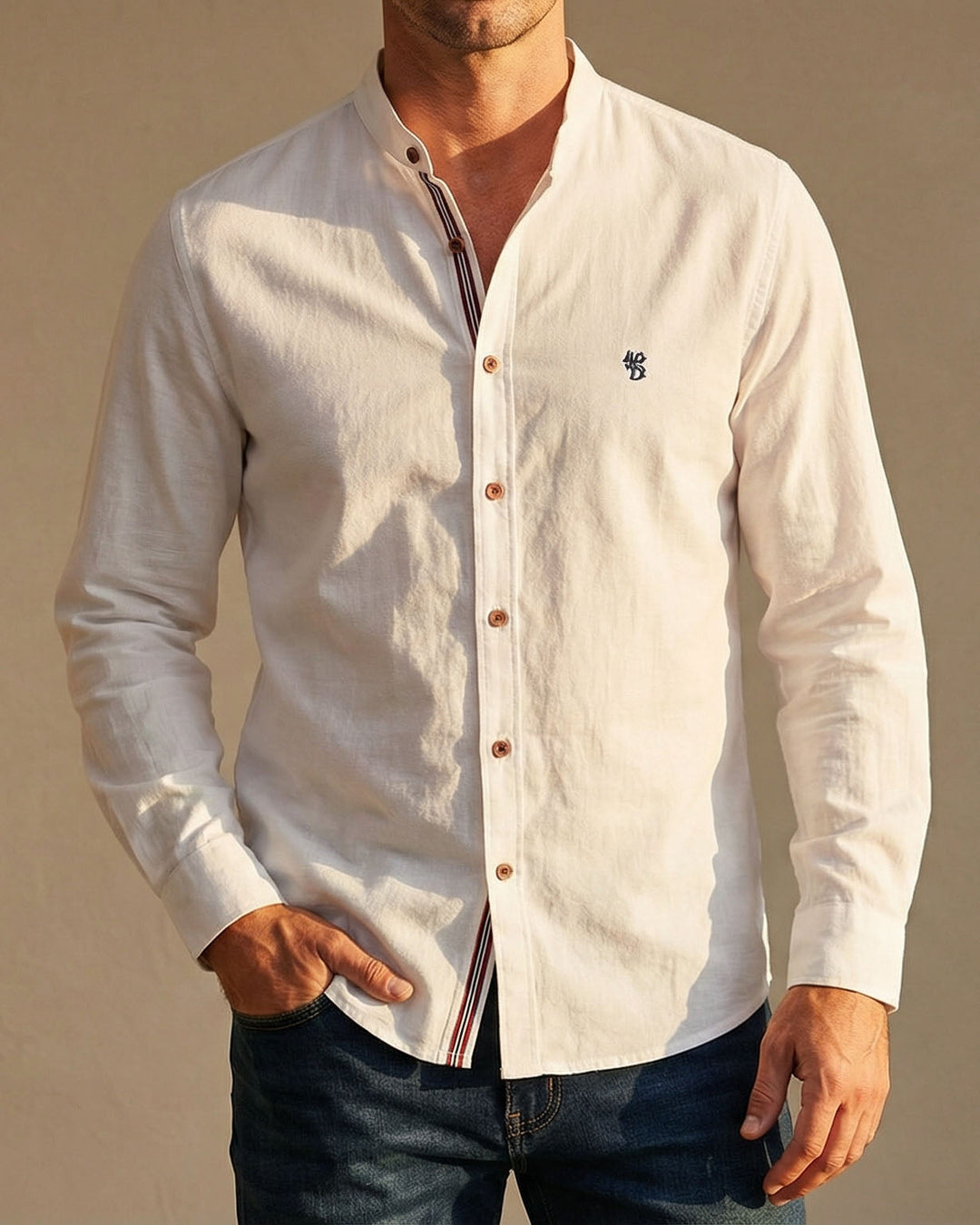 Men's Casual Breathable Cotton Shirt - Summer Everyday Wear