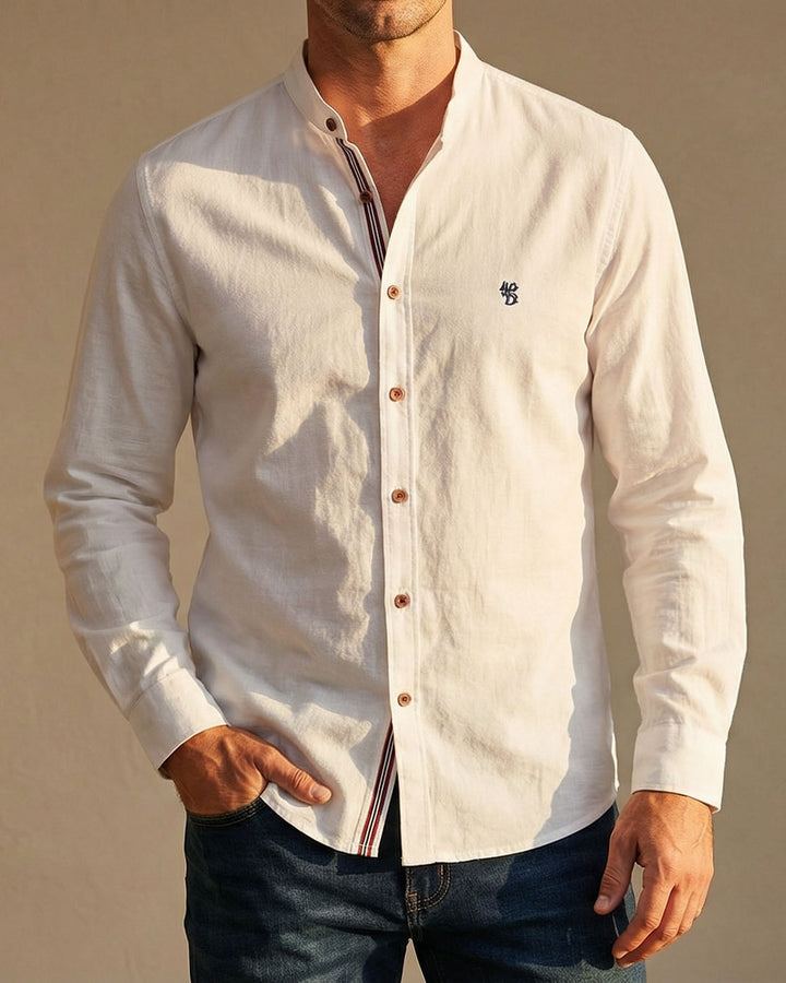 Men's Casual Breathable Cotton Shirt - Summer Everyday Wear