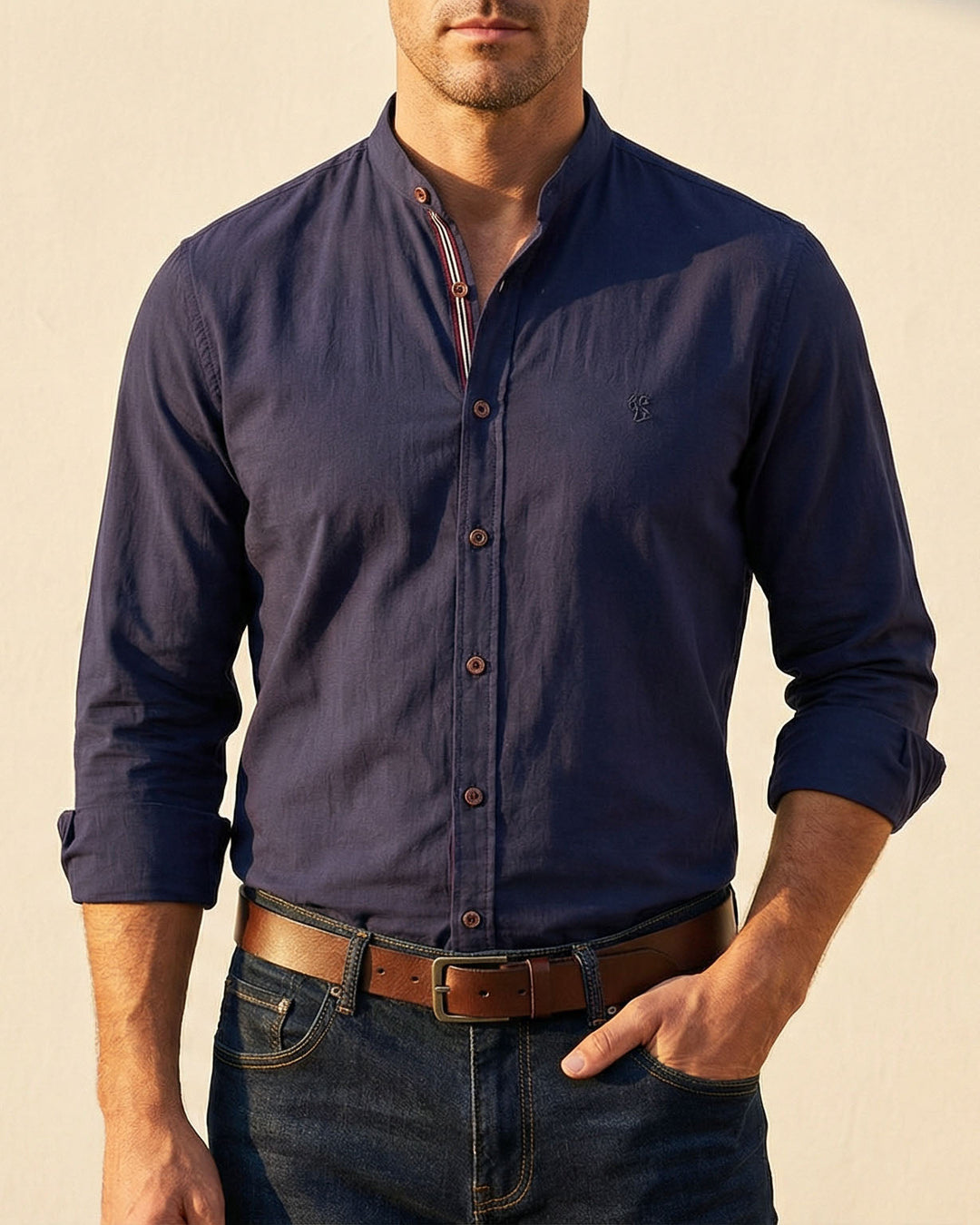 Men's Casual Breathable Cotton Shirt - Summer Everyday Wear