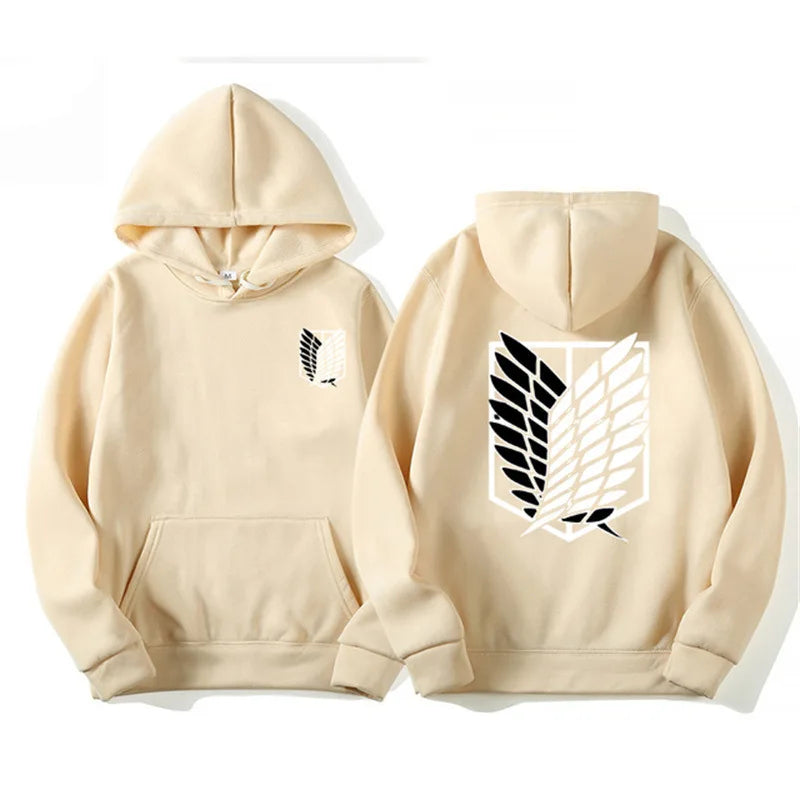 Men's Attack on Titan Hoodie – Anime Graphic Pullover
