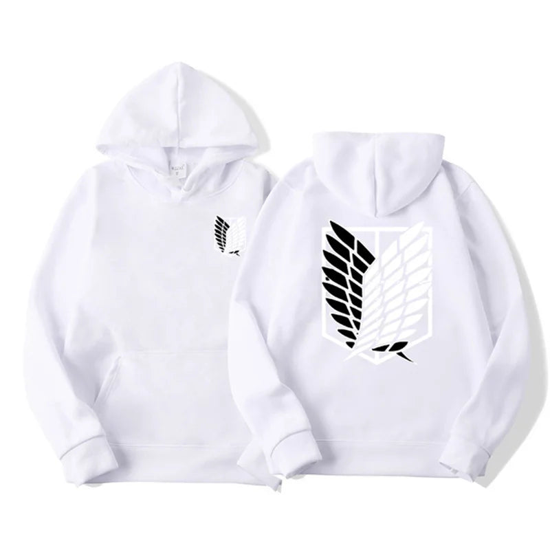 Men's Attack on Titan Hoodie – Anime Graphic Pullover