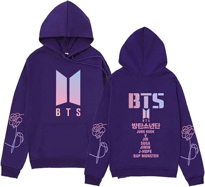 Men's Kpop Concert Hoodie - Casual Wear & Cosplay Pride