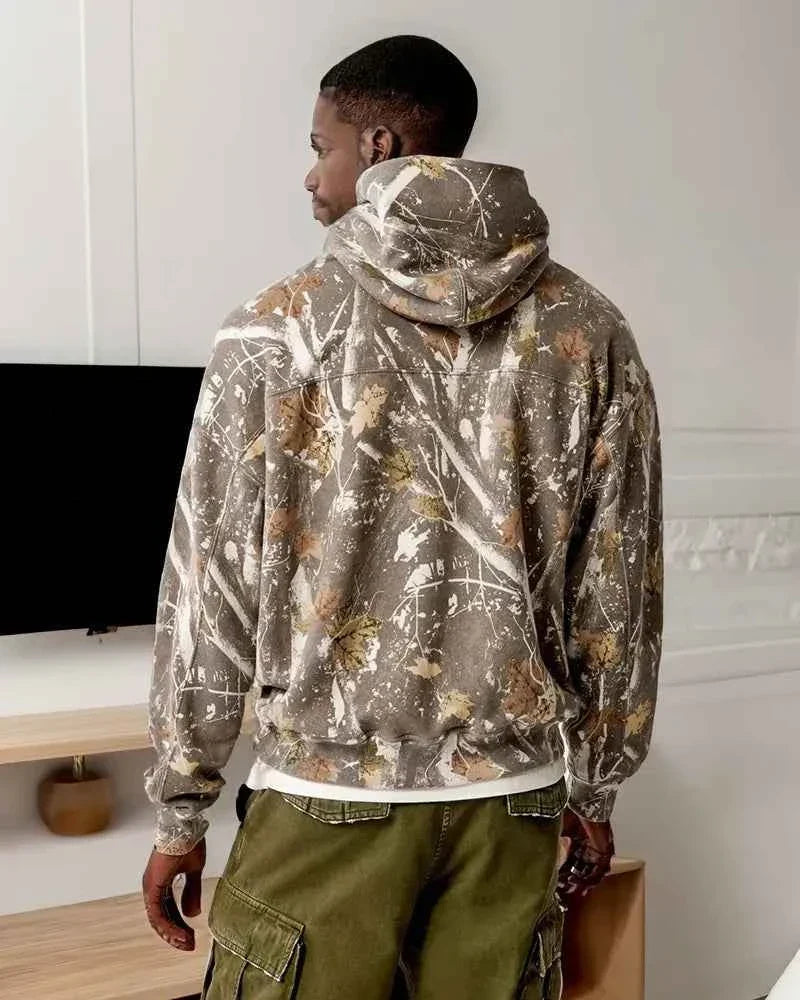 Women's Oversized Camouflage Hoodie for Everyday Wear