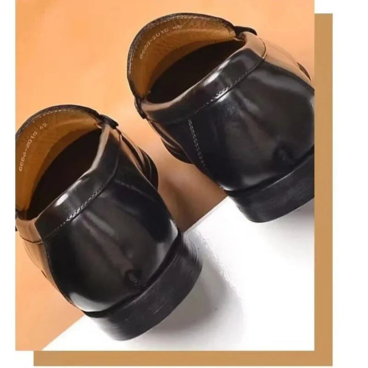 Women's Faux Leather Slip-On Loafers - Formal Occasion