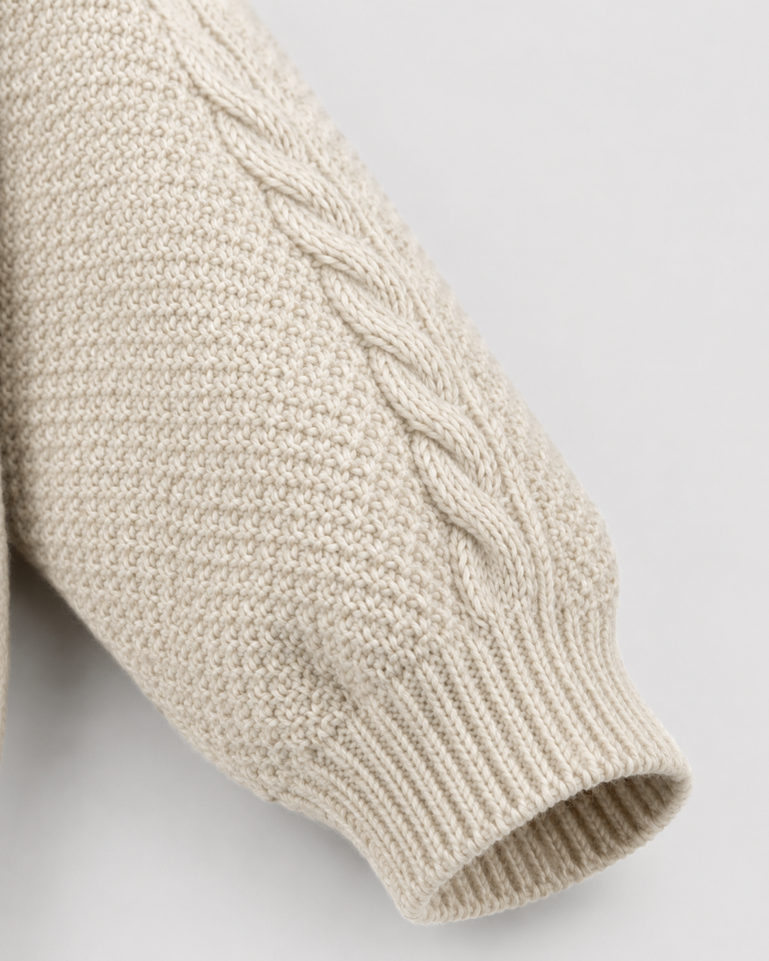 Women's Relaxed Fit Cable Knit Cardigan with Button Front