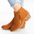 Women's Side-Zip Ankle Boots - Timeless Design
