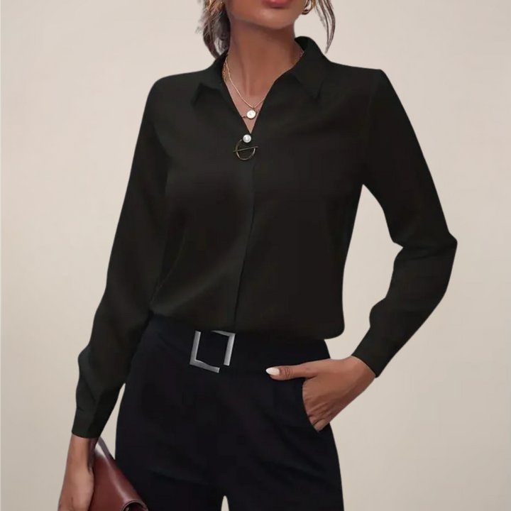 Women's Regular Fit Long Sleeve Shirt - Casual Wear
