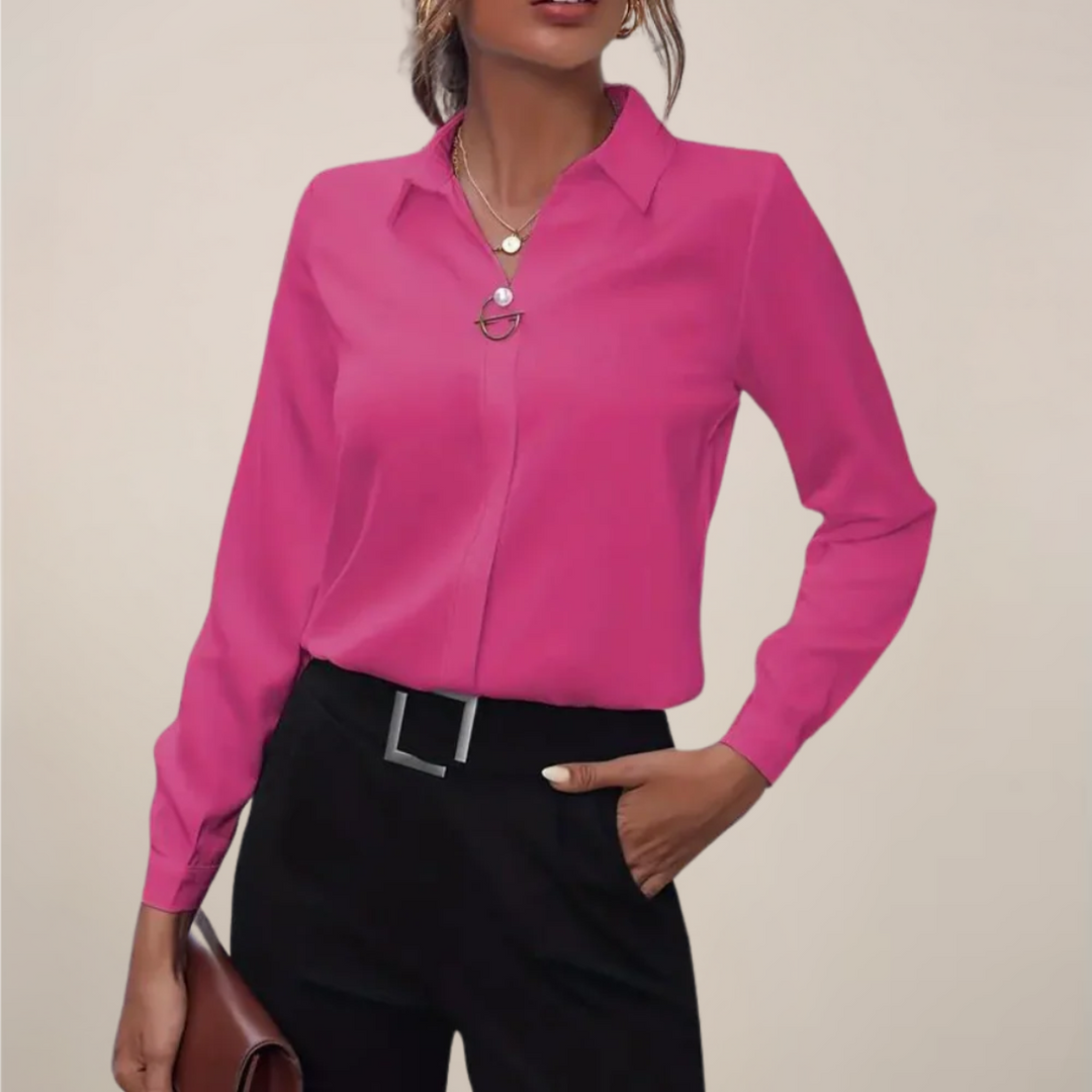 Women's Regular Fit Long Sleeve Shirt - Casual Wear